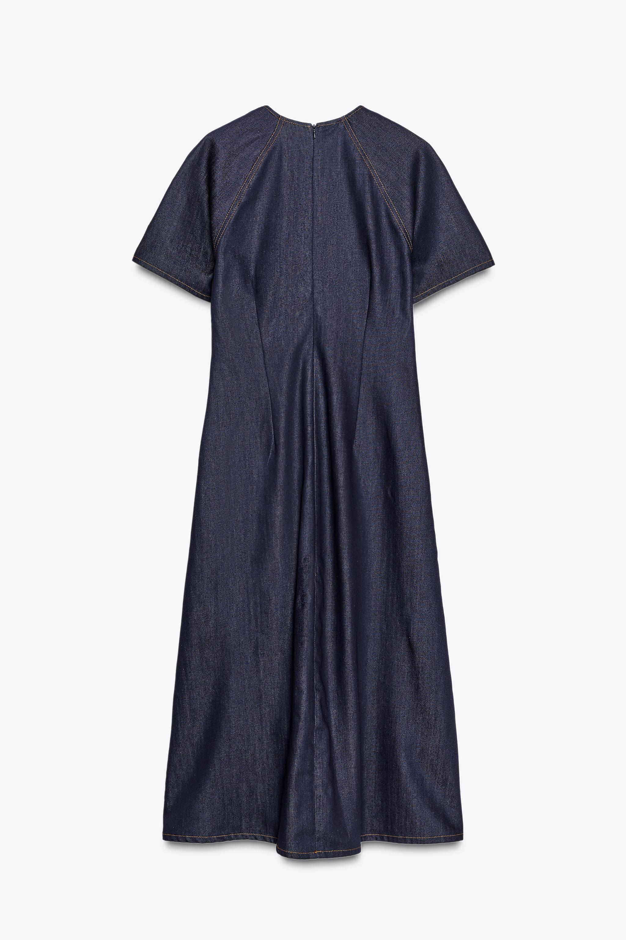 ZW COLLECTION DENIM LONG DRESS